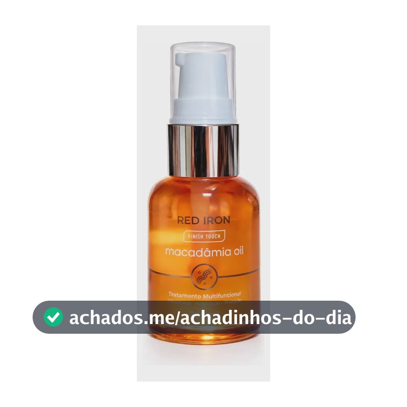 Red Iron Reparador Oil Macadâmia 30ml