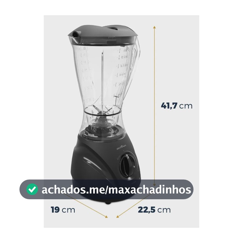 Liquidificador Britânia Corrente Doméstica Blq900a Preto 127v