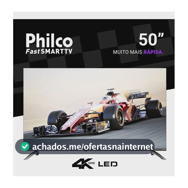 Smart Tv Philco 50 P50vik 4k Uhd Led Roku Dolby Audio Wi-fi Hdr10 110/220v