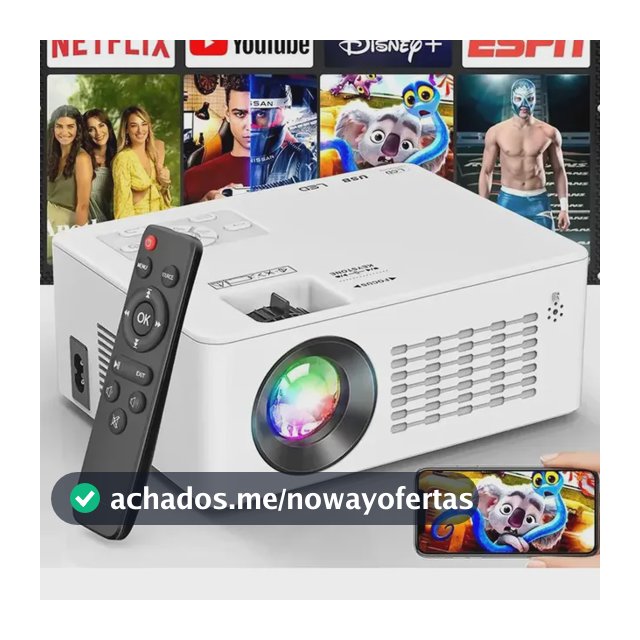 Projetor Profissional Android 4k Portátil 5g Wifi Full Hd