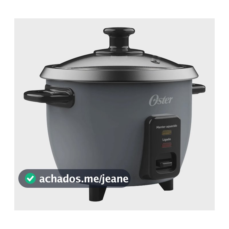 Panela Elétrica De Arroz Oster Grafite Pan306 Cinza-escuro