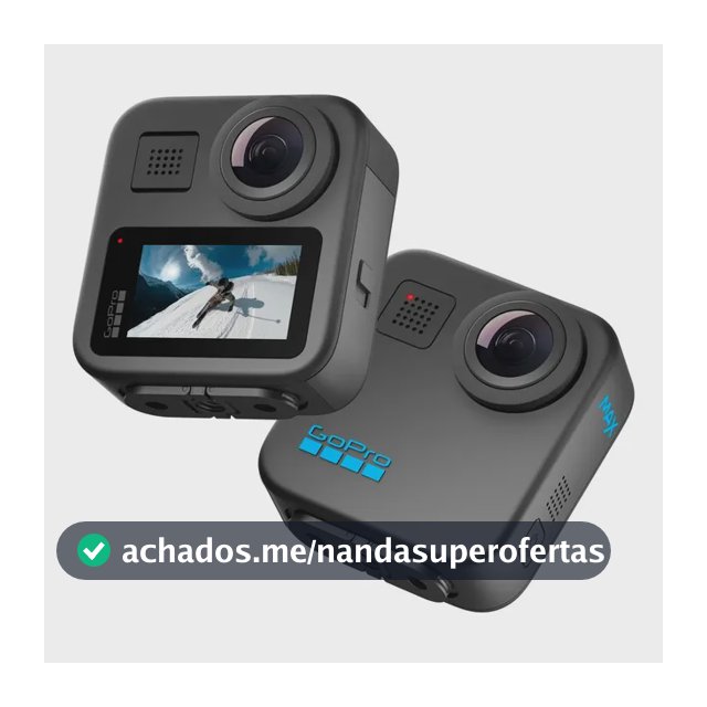 Câmera de Ação GoPro Max 360º 5.6K à Prova d'água, Fotos 360º, Max HyperSmooth