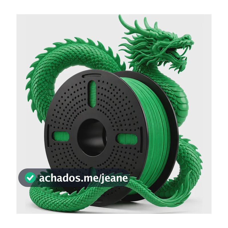 Filamentos Impressora 3d Print Pulse 1 Kg Pet G 1.75mm Cores Verde