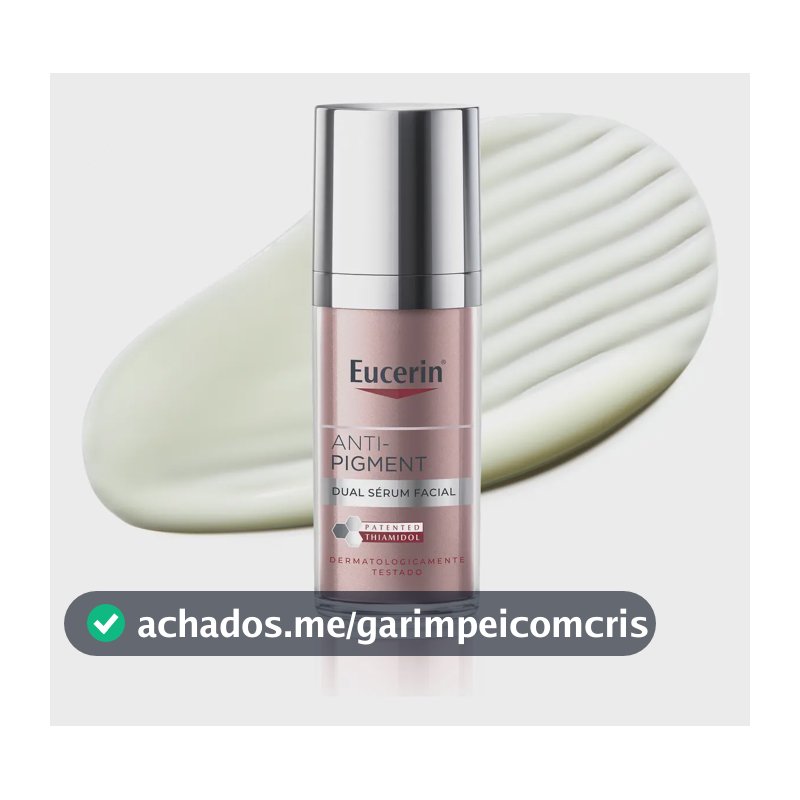 EUCERIN Dual Sérum Facial Antimanchas e Anti-idade 30ml, Anti-Pigment, Clareador, Thiamidol, Ácido Hialurônico