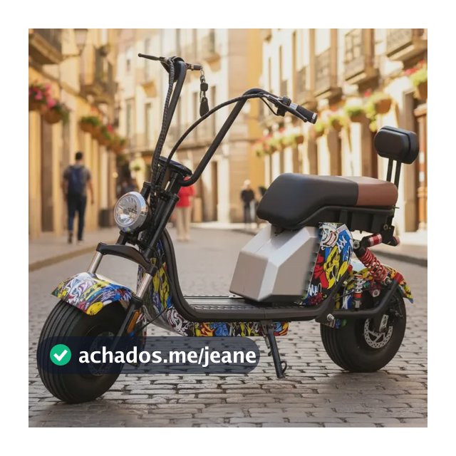Bicicleta Elétrica Moto Scooter 1000w 48v Alarme Edição Ltda Grafitada