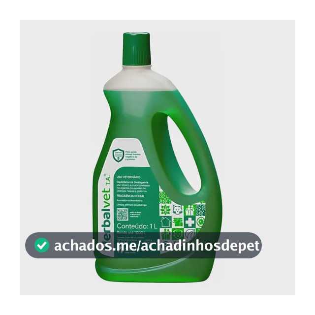 Herbalvet T.a. 1 Litro Ourofino Desinfetante Bactericida