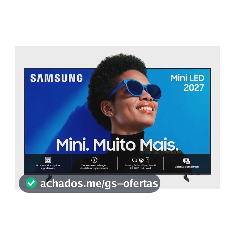 Samsung Smart TV 65" Mini LED 4K M75H 26/2027