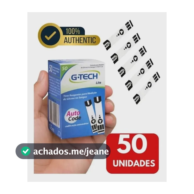 Tiras reagentes G-TECH Lite 50 Tiras