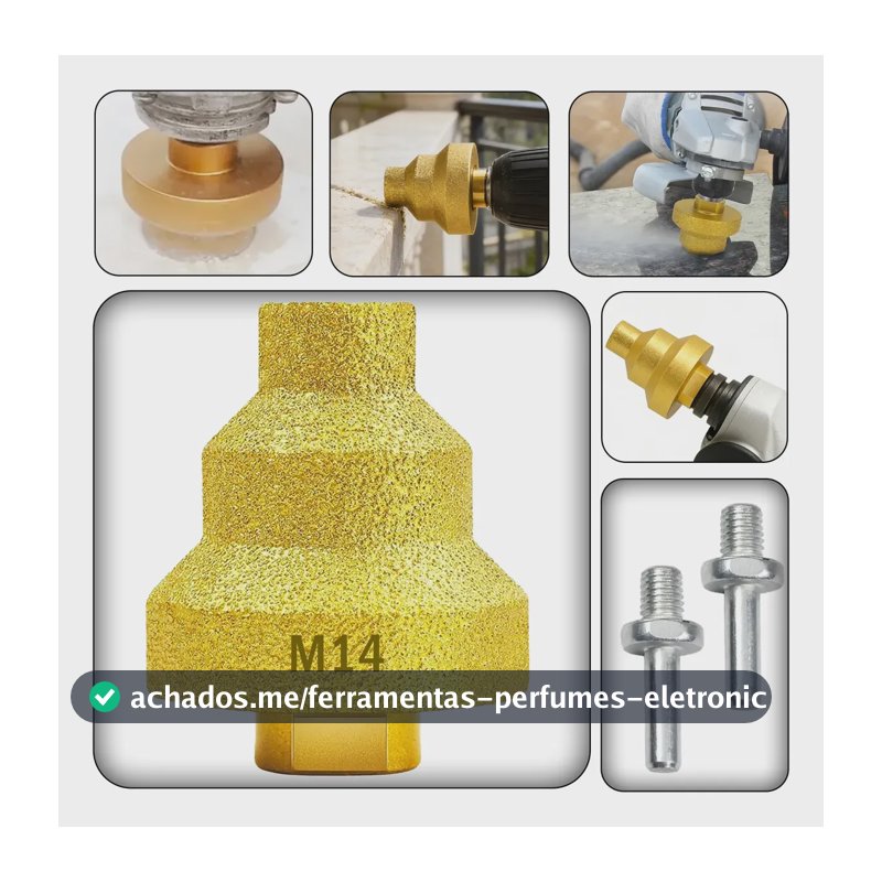 Pro Kit M14 20-35-50mm Broca Escalonada Diamantada Ceramica Kit 1