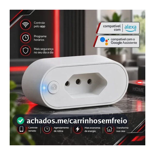 Tomada Inteligente Compatível Com Alexa Google Home Tuya Smart Life Wi-fi Bivolt Com Monitor De Consumo Automação Residencial Smart Plug 110V 220V Bivolt