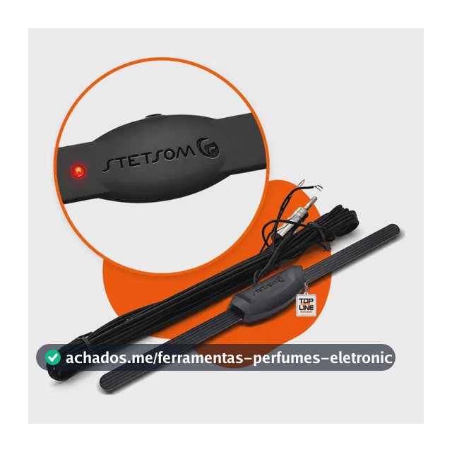 Antena Carro Universal Stetsom St900 Analógica Digital Am Fm Preto Antena Para Carro Universal