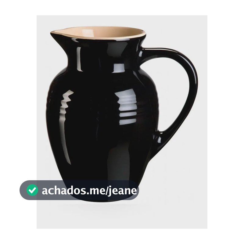 Jarra 600 Ml Preto Black Onix Le Creuset Le Creuset Preto