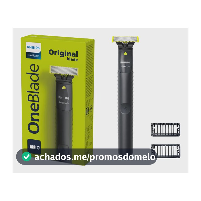 Máquina de barbear Philips OneBlade QP1424/10 preta