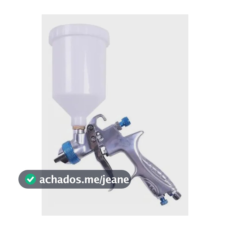 Pistola de Pintura Gravidade Hvlp 1,3mm Pdr Pro-530 Caneca 600ml 8 cfm