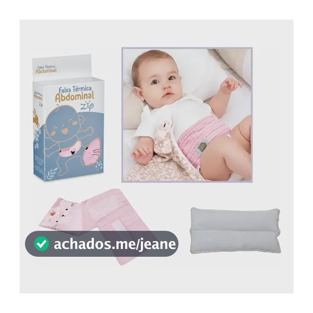Bolsa Térmica Cólica Zip Com Ervas Naturais - Alivio Bebê