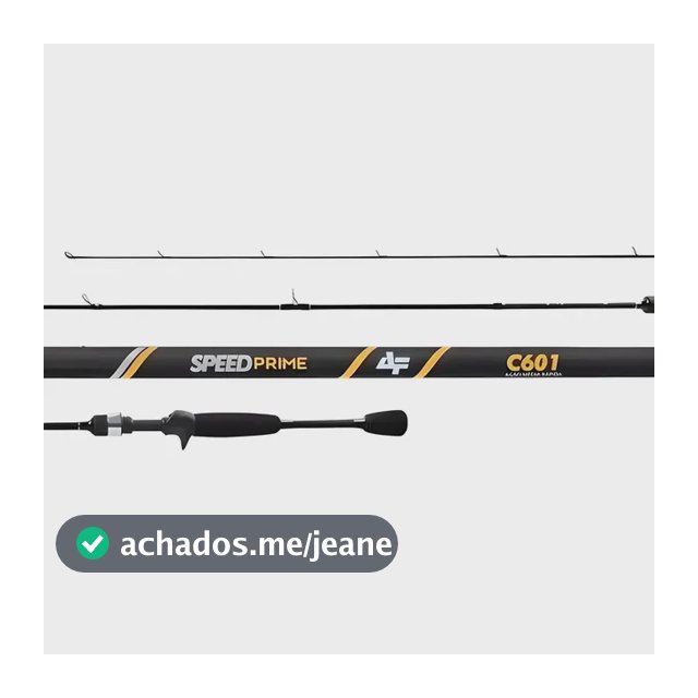 Vara Pesca Carretilha Speed Prime C561 1,68m 6-10lb Albatroz