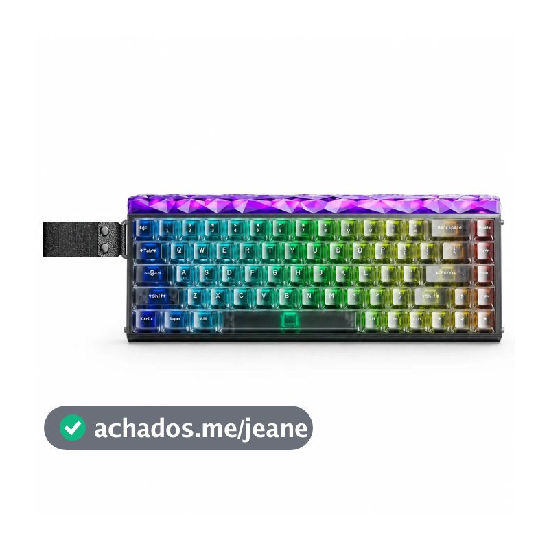Teclado Magnético Aula Hero 68HE Mecânico para Jogos e Escritório com RGB