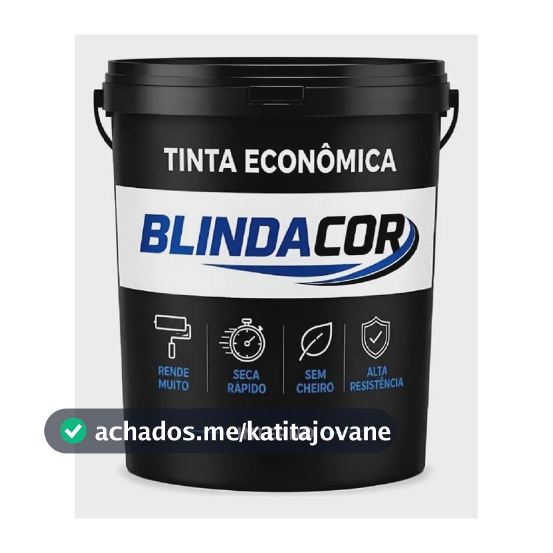 Tinta Acrílica Látex Blindacor Econômica Fosca Antimofo Cinza 16 L