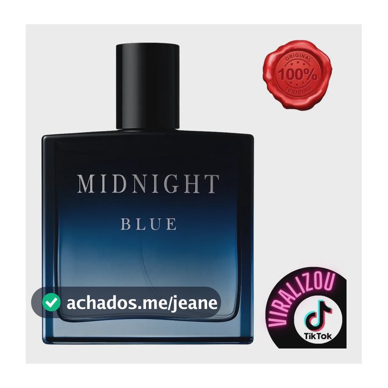 Perfume Masculino Midnight Blue Magnetico Atracao 100 Ml