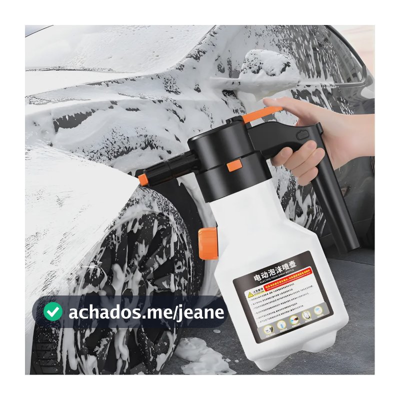 Pulverizador De Espuma Eletrico Alta Pressão Snow Foam Branco