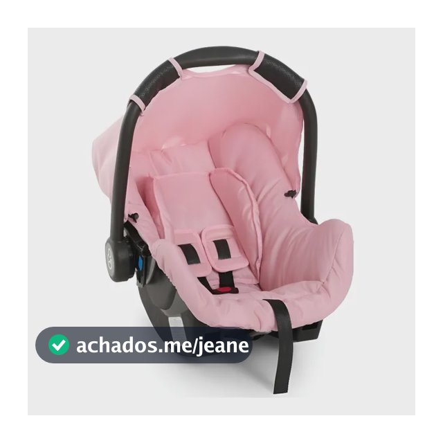 Bebê conforto Galzerano cadeira bebe carro rosa