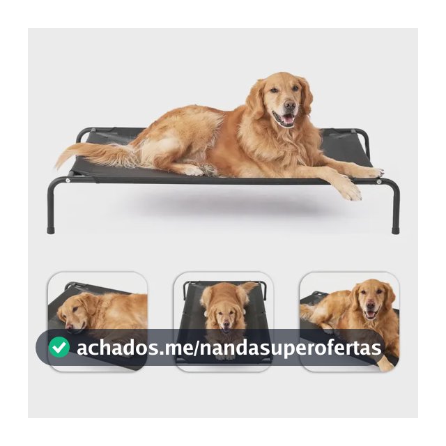 Kit Cama Cachorro Pets Suspensa Grande Suporta 50 Kg 90cm