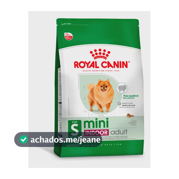 Ração Royal Canin Mini Indoor Adult Adulto Pequeno 2,5kg