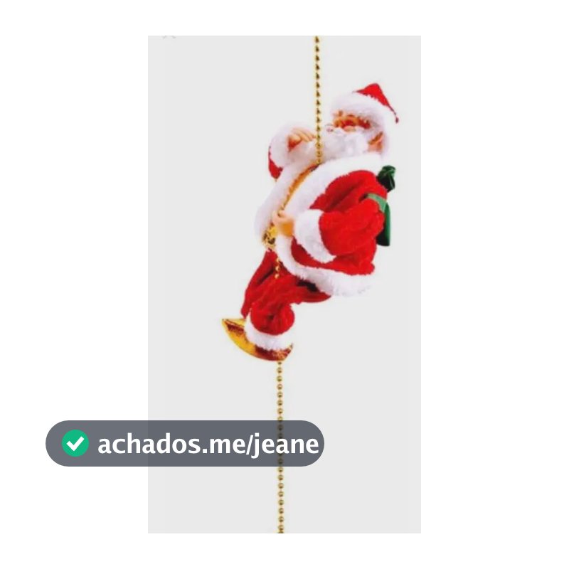 Papai Noel Musical Na Corda Produto Natalino Natal 0