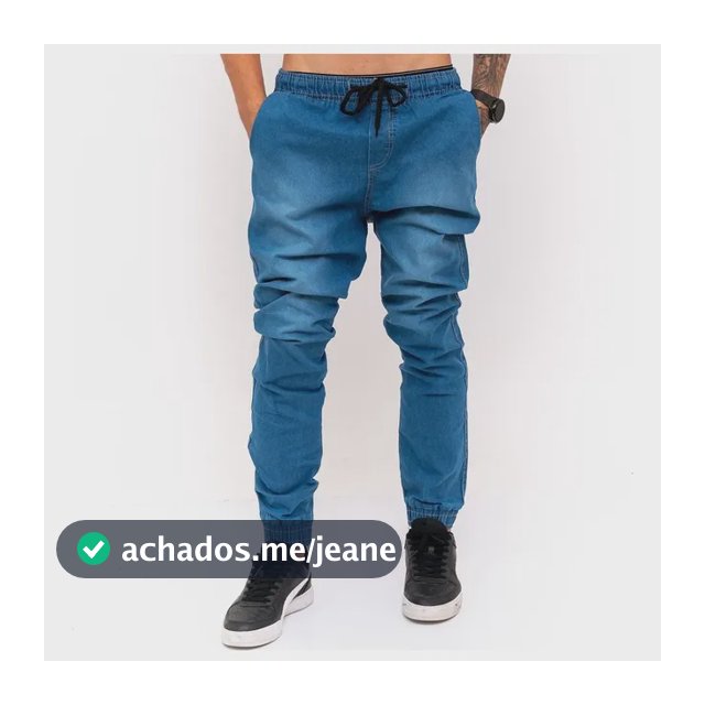 Calça Jogger Masculina Skinny Camufladas Ou Preta C Elastico