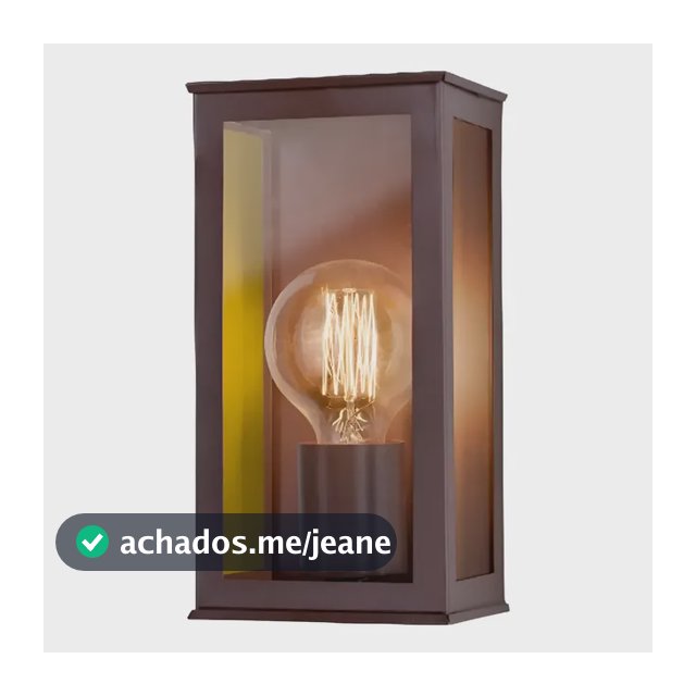 Arandela Colonial Ideal Iluminação 260 Vt E27 40w