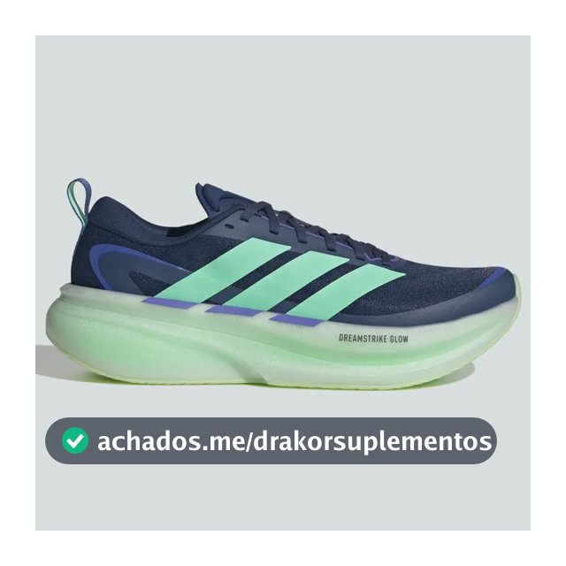 Tênis adidas Supernova Glide Corrida Diária Rua Azul 41 Br