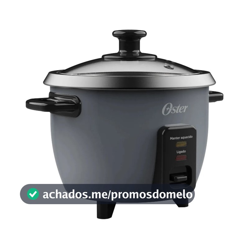 Panela Elétrica De Arroz Oster Grafite Pan306 Cinza-escuro