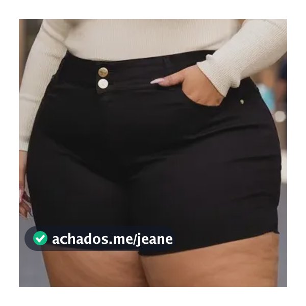 Shorts Jeans Plus Size Cintura Alta Levanta Bumbum 46 Ao 66