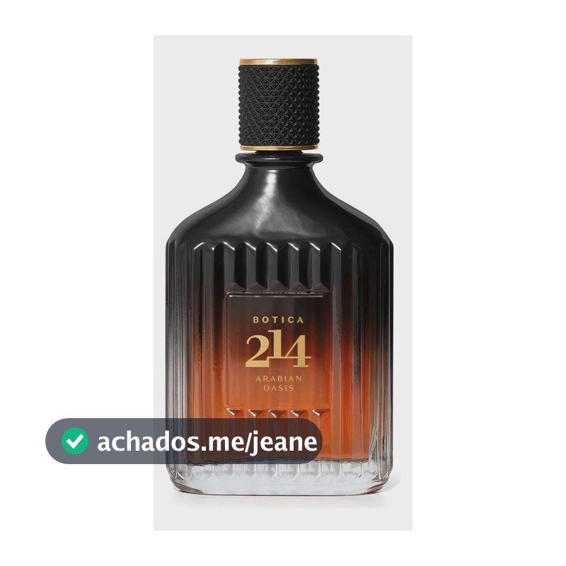 Botica 214 Arabian Oasis Edp Masculino - Boticário 90ml