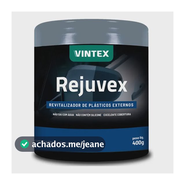 Revitalizador De Plasticos Rejuvex 400g Vonixx Restaurador