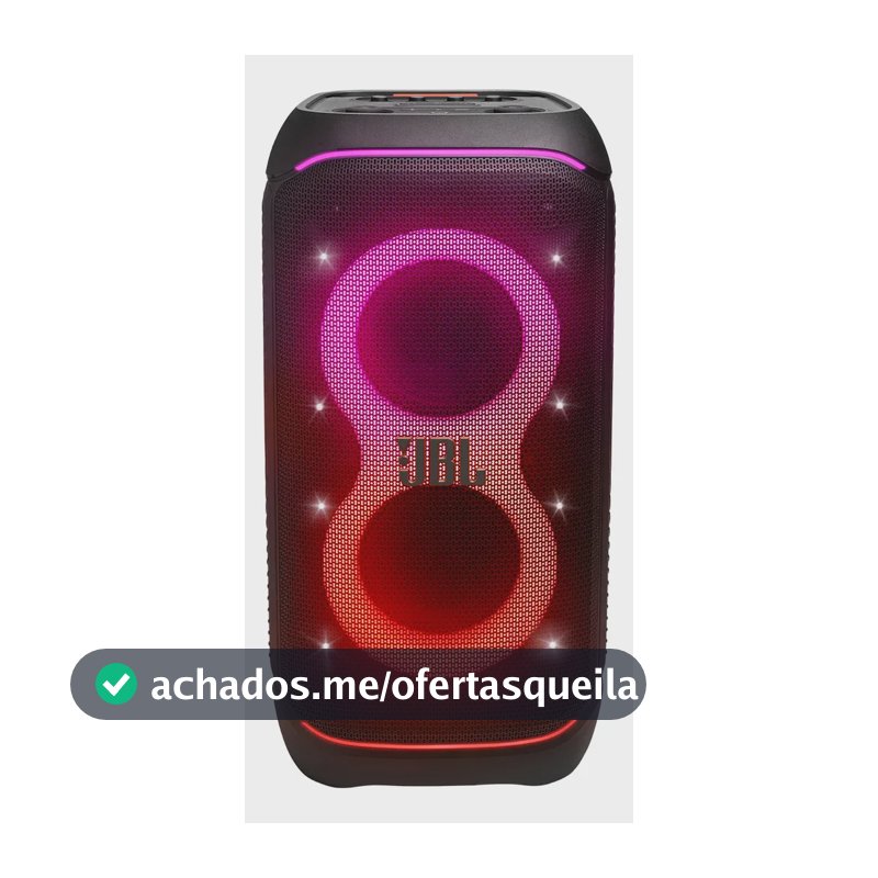 Caixa de Som JBL PartyBox Stage 320 Bluetooth Portátil Com Show de Luzes e Resistente a Respingos – 240W RMS Preta