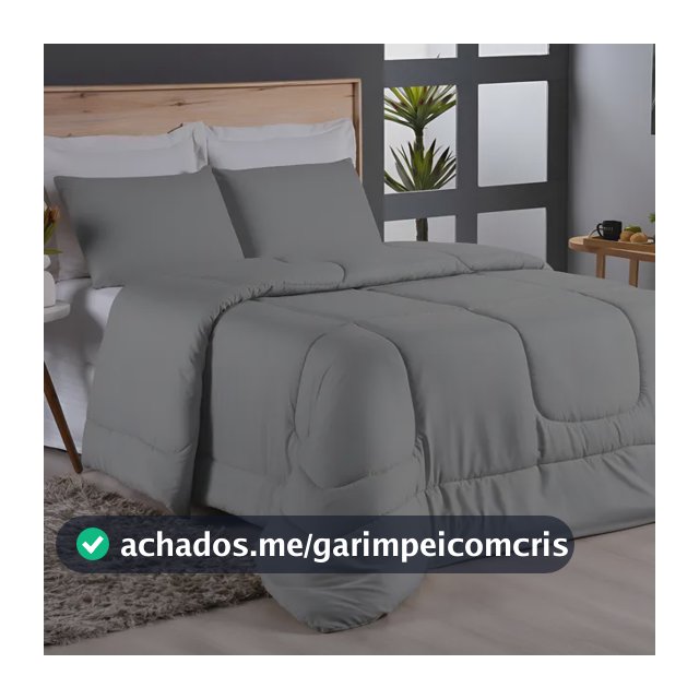 Edredom Queen Percal 400 Fios Grosso Super Casal Hotel Size