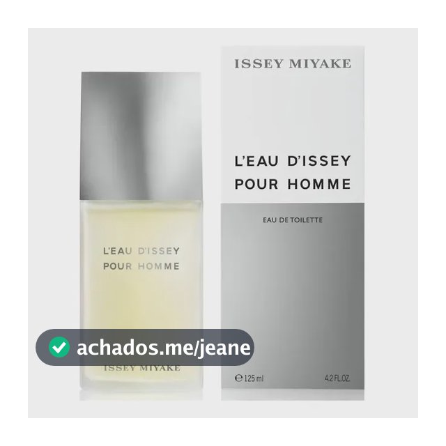 Perfume L'eau Issey Miyake Pour Homme Edt 125ml Masculino