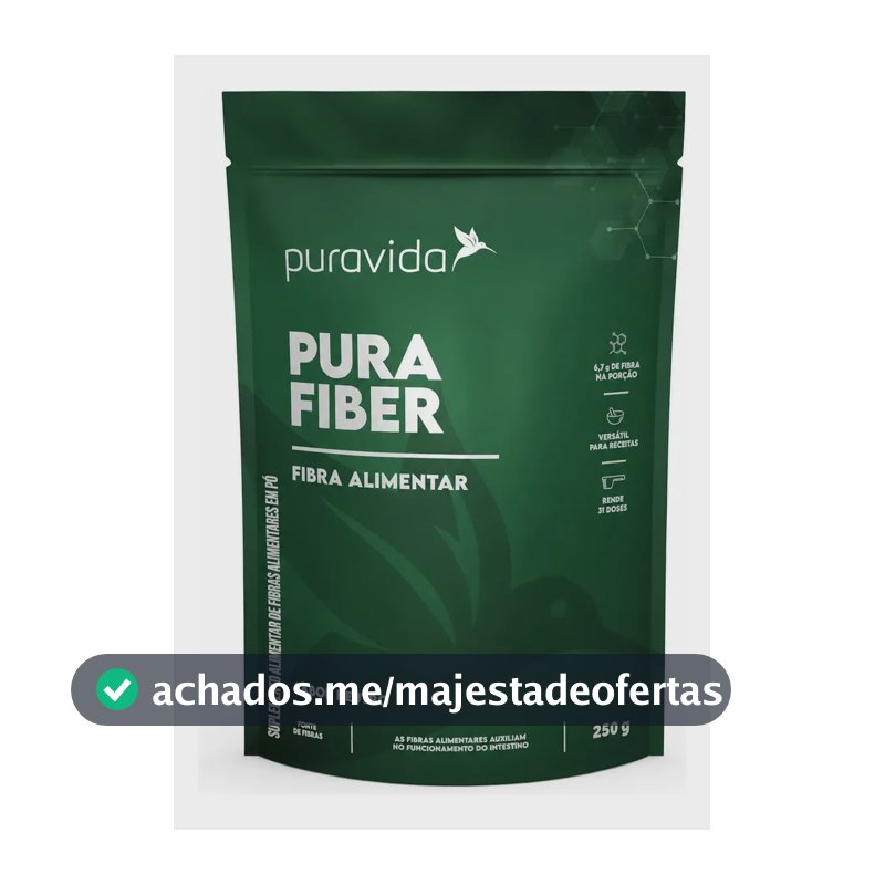 Fibra Alimentar Pura Fiber Puravida 250g