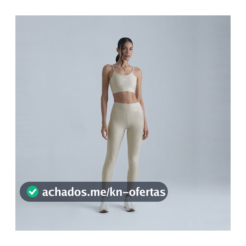 Conjunto Feminino Para Academia Top E Legging - Arm Fitness Aveia G