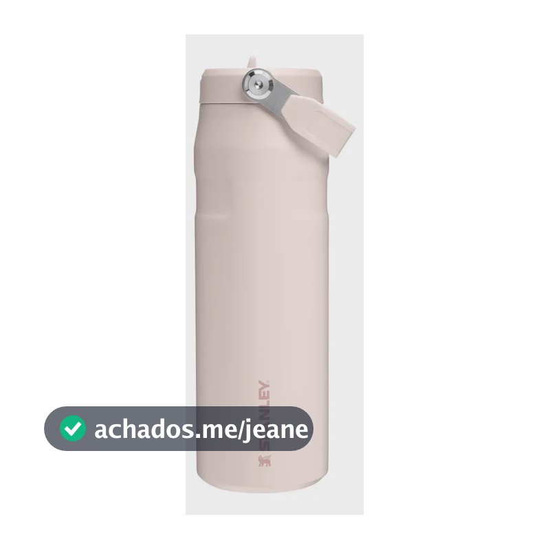 Garrafa Térmica Stanley Aerolight Flip Straw Rose Quartz 710ml
