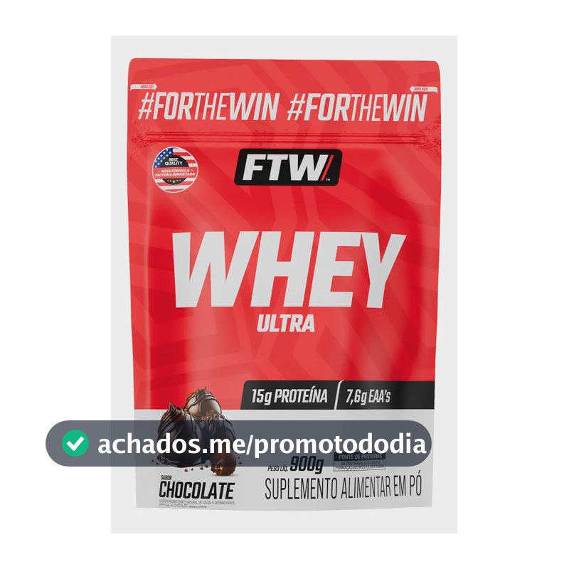 Whey protein FTW em pó sabor Chocolate x 900g
