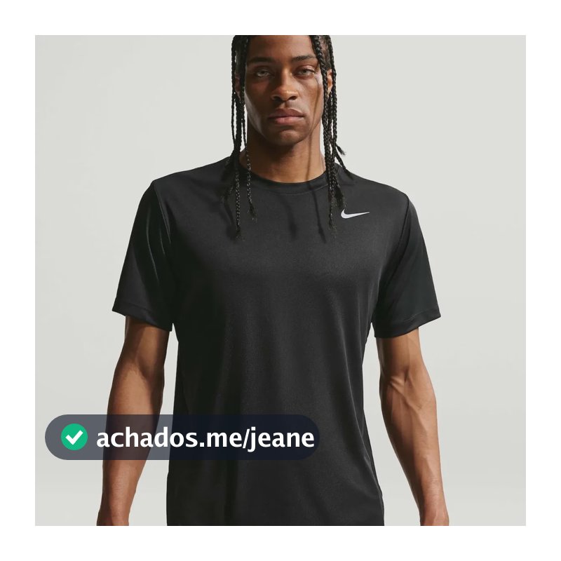 Camiseta Dri-fit Nike Flex Masculina Preto Gg