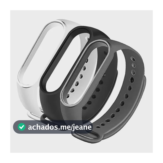 Kit 3 Pulseira Para Smartwatch Compativel Com Mi Band 7 6 5