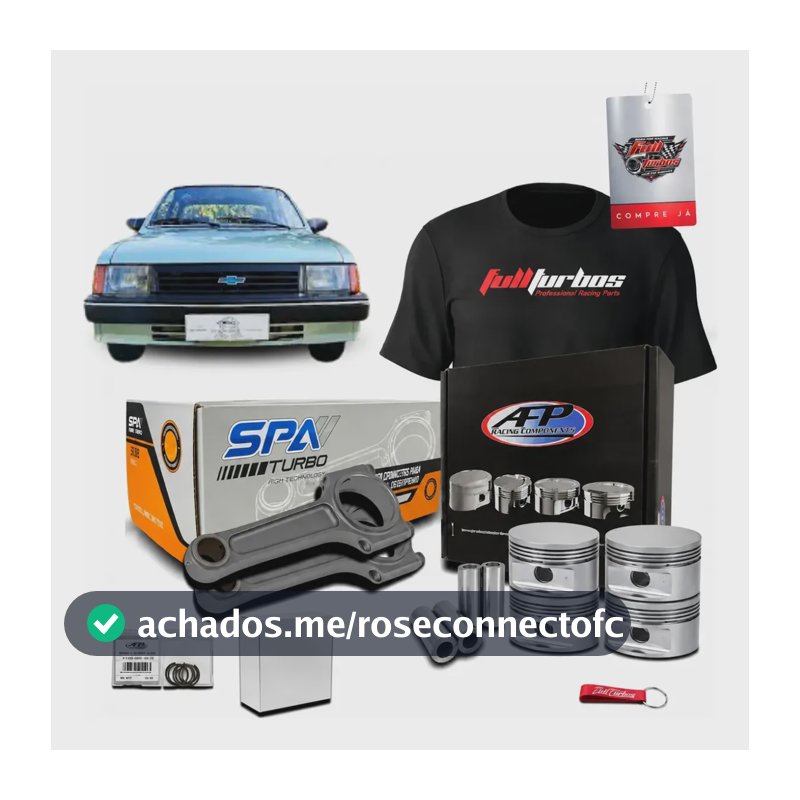 Kit Forjado Chevette Pistao Afp 83,5mm/biela Spa/anéis/pinos