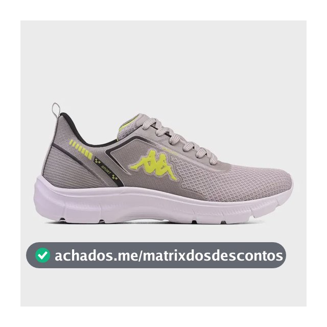 Tênis Kappa Run 200 Masculino Caminhada Corrida Original