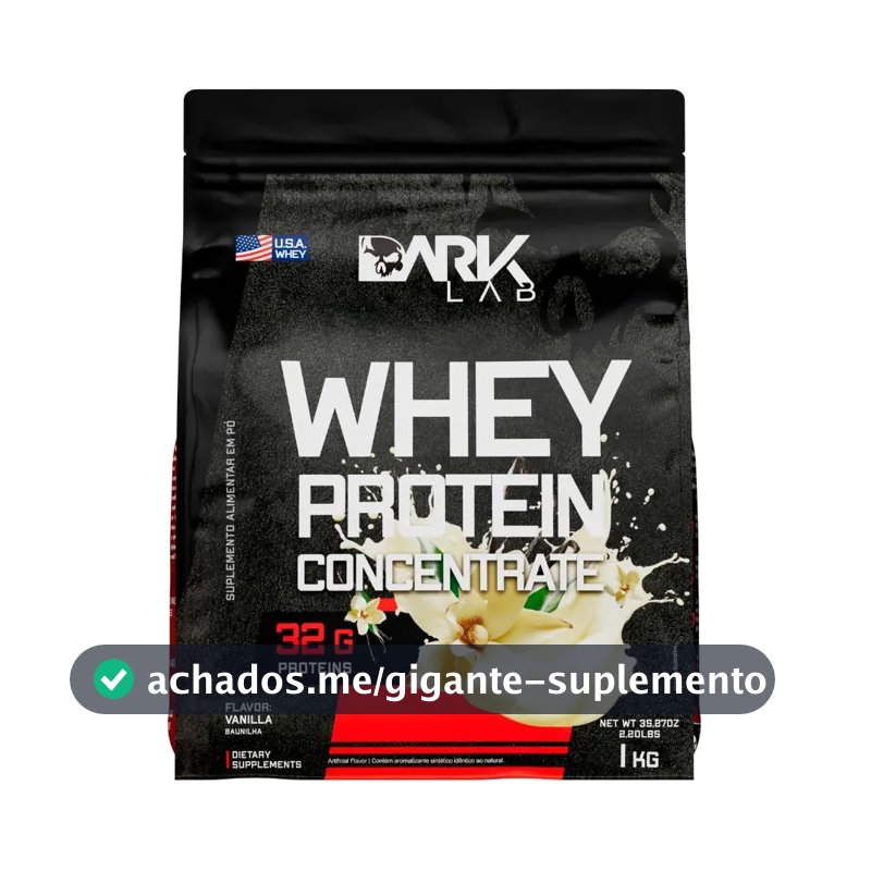 Whey Protein Concentrado 1kg Dark Lab Sabor Baunilha