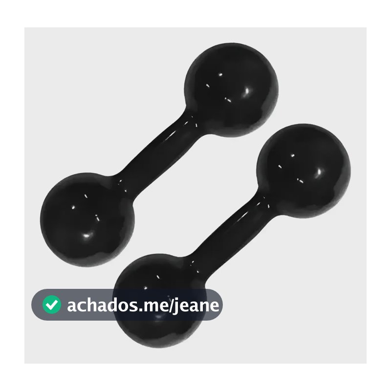 Halter Bola 1 kg para Exercício e Fisioterapia – Kit com 2 da Halter
