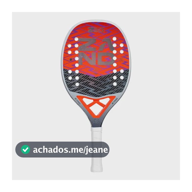 Raquete De Beach Tennis Zand Z Blade 2026 Vermelho