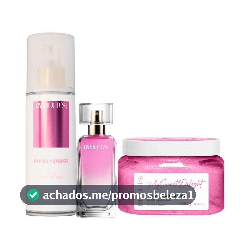 Body Splash Esfolainte Corporal Perfume Capilar My Sweet Delight Barbour's Beauty